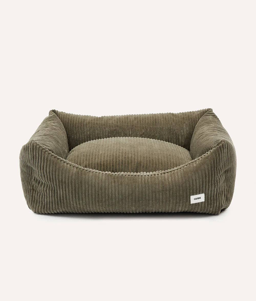 Snozy kutyaágy | Zöld kordbársony