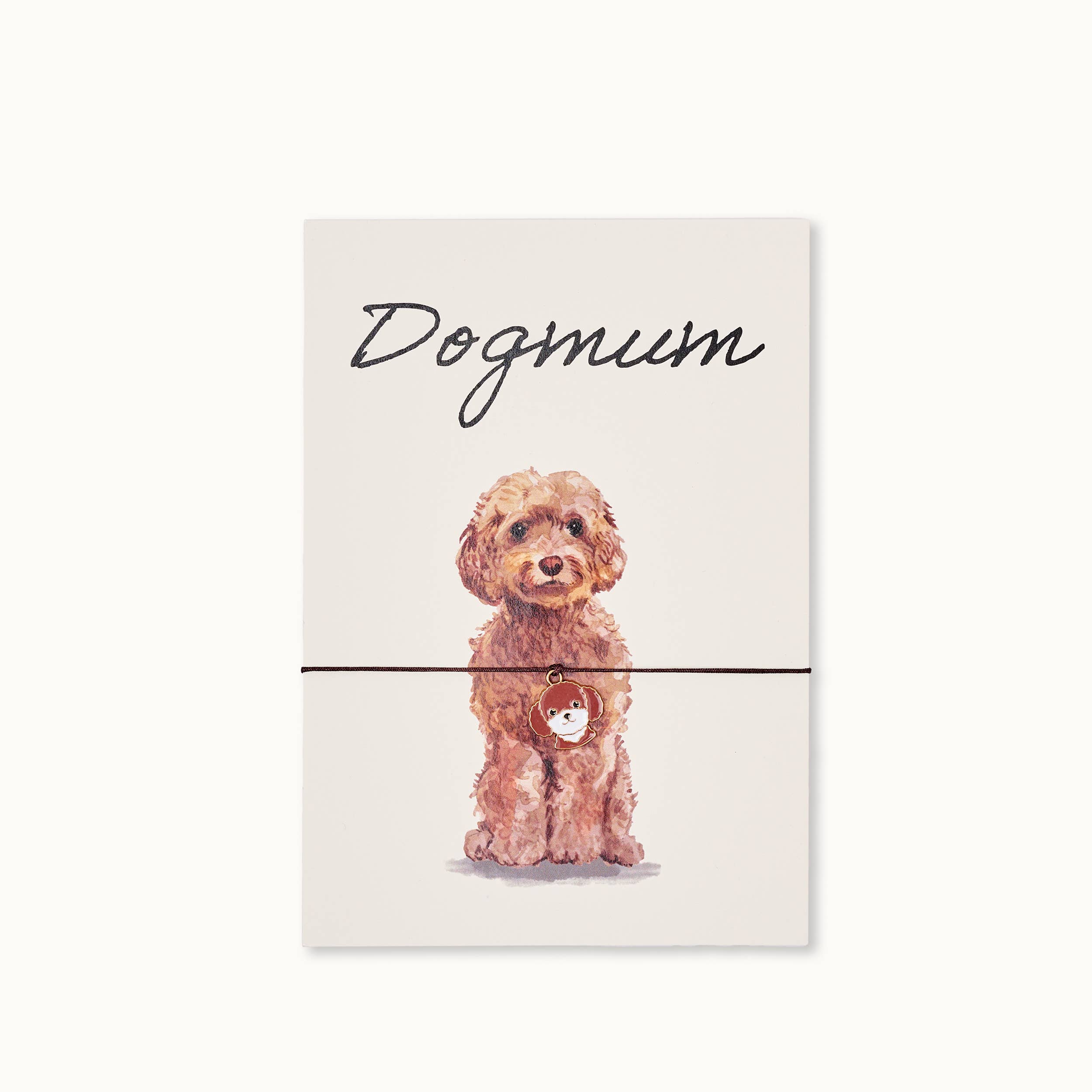 Dogmum – cockapoo karkötő ajándékkártyán