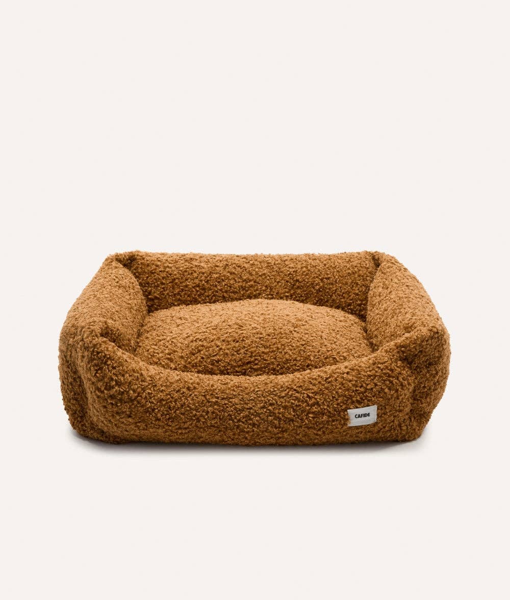 Snozy kutyaágy | Mustársárga „sheep” anyag