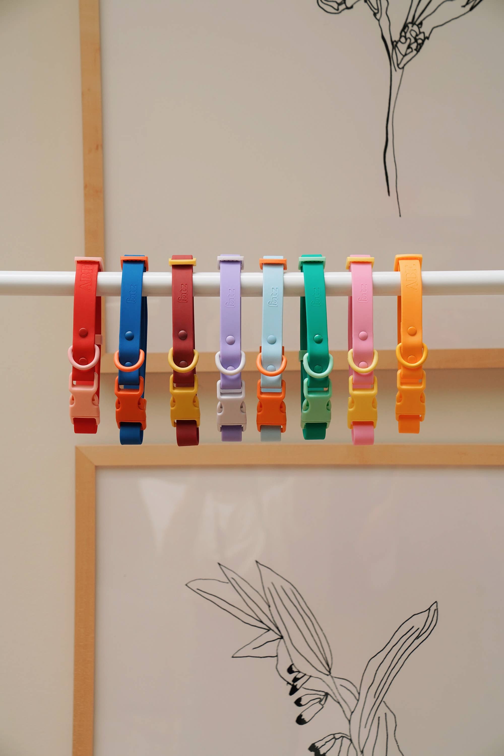 Vízálló kutyanyakörv | Kék & Narancs