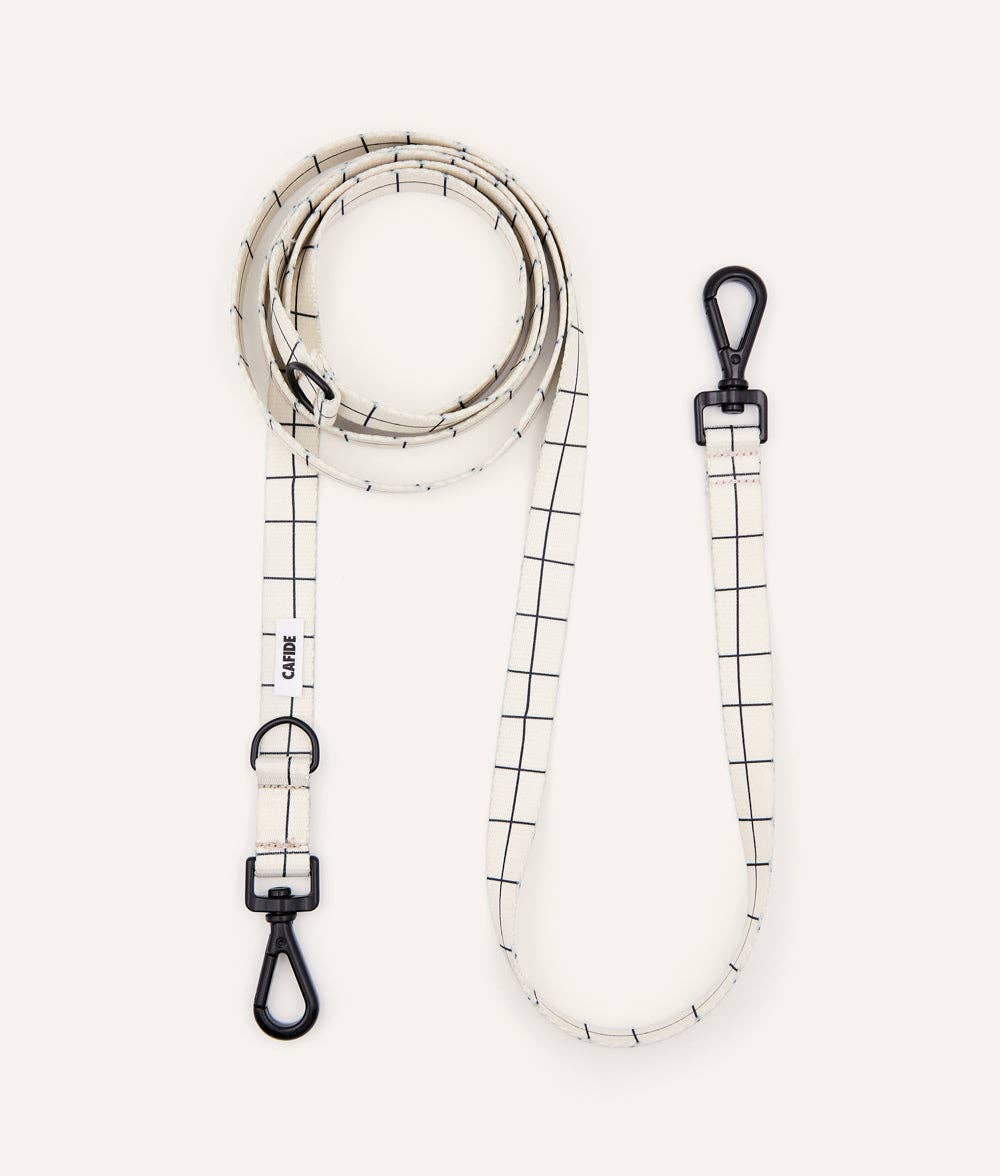 Juno többpozíciós póráz | Bézs vonal mintás